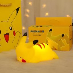 Veilleuse Pokemon Pikachu pour enfants lumière douce de dessin animé ornements de chambre à