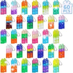 Porte-clés Mini Pop Engines Fidget Toys Party Favors Souligné Instituts Sensory Toys Kids