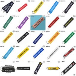 JOBijoux-Porte-clés Brodé pour Voiture et Hurcycles Nouveauté 1 Pièce