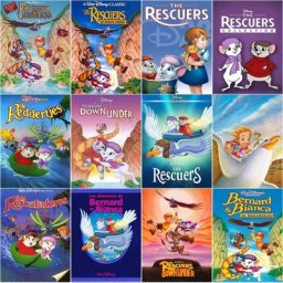 Disney-The Rescuers Diamond Painting Orphan détectée y Is Rescued Little Mice Bika Bernard Gre