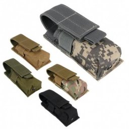 Sac tactique M5 pour lampe de poche couteau de chasse militaire Molle étui porte-torche outil