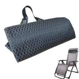 Coussin cervical en mousse avec sangle réglable pour chaise de piscine oreiller inclinable repos