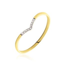 Bague Or Jaune Kaitlynn Diamant