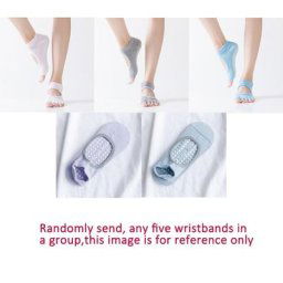 Chaussettes de yoga respirantes coordonnantes pour femmes haute élasticité fitness sans orteils