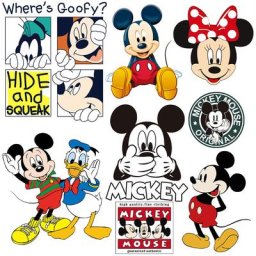 Patchs Disney TureMouse pour vêtements autocollants thermiques autocollants de transfert de