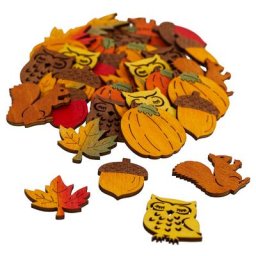 Confettis de table ""automne"", 3,5–4 cm, 36 pièces