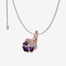 Collier composé Pensée