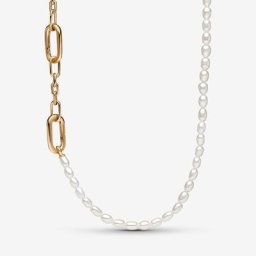 Collier Fin Perles de Culture d’Eau Douce Traitées ME