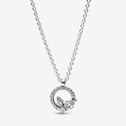 Collier Pendentif Cercle&Herbier Scintillant