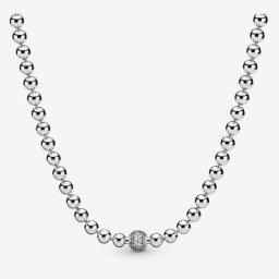 Collier Sphères et Pavé