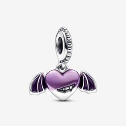 Charm Pendant Cœur Ailé Vampire