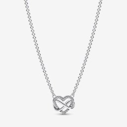 Collier Cœur Infini Scintillant