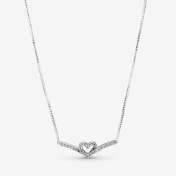 Collier Cœur Vœu Scintillant