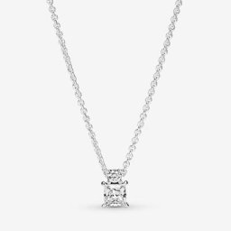 Collier Pendant Rond&Carré Scintillant
