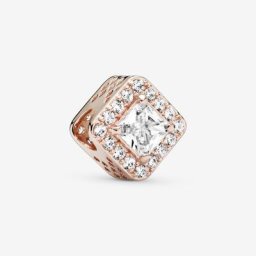 Charm Halo Scintillant Carré