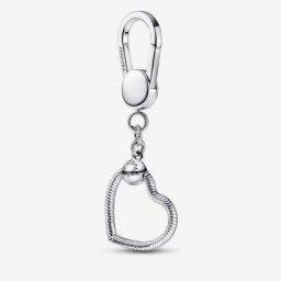 Petit Porte-Charms pour Sac Cœur Moments Gravable