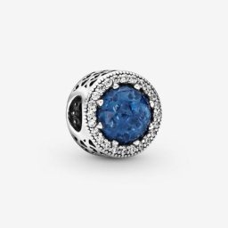 Charm scintillant bleu foncé