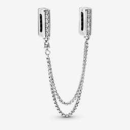 Charm clip chaîne de confort scintillant