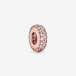 Charm Espaceur Scintillant Transparent