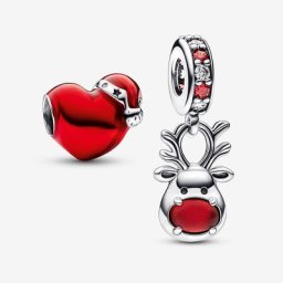 Set de Noël Cœur&Renne au Nez Rouge