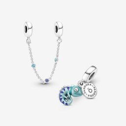 Ensemble Caméléon et Triple Pierre Bleue