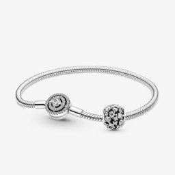 Bracelet composé Halo&Rond Scintillant