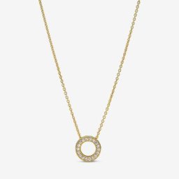 Collier Cercle Pavé Signature