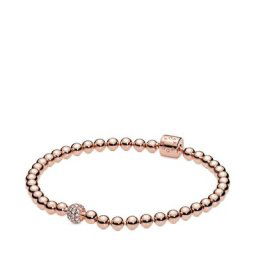 Bracelet Sphère et Pavé