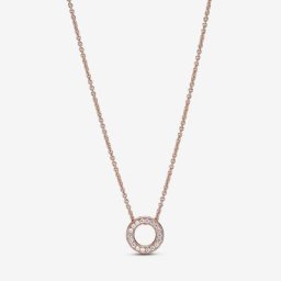 Collier Cercle Pavé Signature