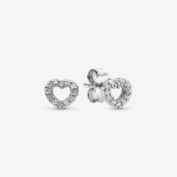 Clous d'Oreilles Cœur Ouvert
