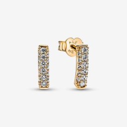 Clous d’Oreilles Barre Pavée Timeless