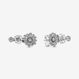 Clous d'Oreilles Trio de Marguerites Scintillantes