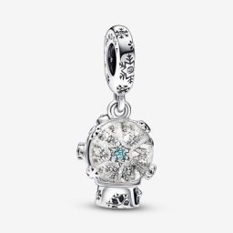 Charm Pendant Boule à Neige Flocon de Neige