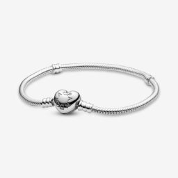 Bracelet Maille Serpent Fermoir Cœur Moments