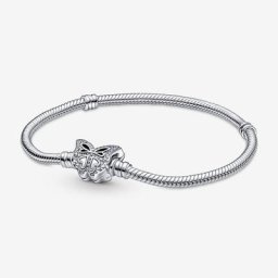 Bracelet Maille Serpent Fermoir Papillon Moments
