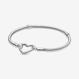 Bracelet Maille Serpent Fermoir Cœur Moments