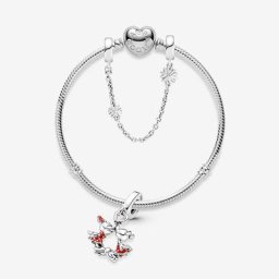 Le Bracelet Composé Baiser entre Mickey&Minnie