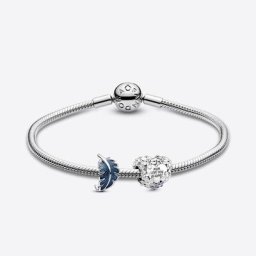 Bracelet Composé Plume et Cœur Mum Marguerite
