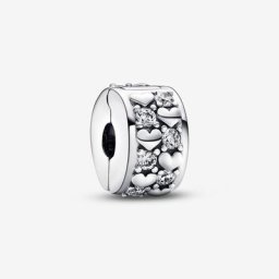 Charm Clip Scintillant Cœurs de l'Infini