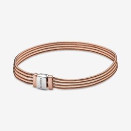 Bracelet Maille Serpent Multi-Rangs Reflexions