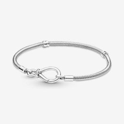 Bracelet Maille Serpent Nœud de l'Infini Moments