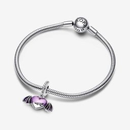 Bracelet composé Cœur Vampire Ailé
