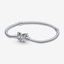 Bracelet Maille Serpent Fermoir Papillon Moments