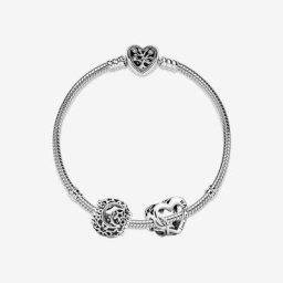 Bracelet Composé Cœur et Galaxie