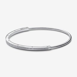 Bracelet Jonc Pavé I-D Signature