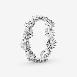 Bague Couronne Marguerite Scintillante