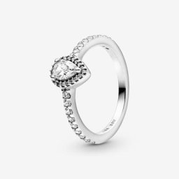 Bague Halo Goutte Classique