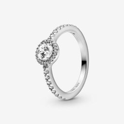 Bague Halo Scintillant Classique