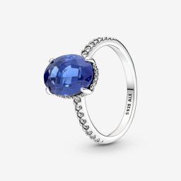 Bague Halo Spectaculaire Scintillante