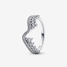 Bague Vague Asymétrique Scintillante